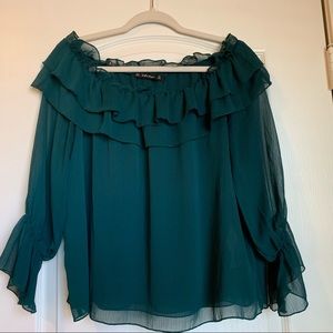 Zara size Medium off shoulders top